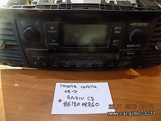 TOYOTA COROLLA 2002 RADIO-CD 8612002260
