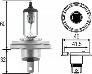 ΛΑΜΠΑ TRIFA H4 P45T 24V   75/70W ΦΟΥΡΟ
