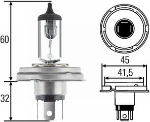 ΤUNGSRAM ΛΑΜΠΑ ΑΛΟΓΟΝΟΥ  12V 100/90CP ΦΟΥΡΟ (DUOLUX)