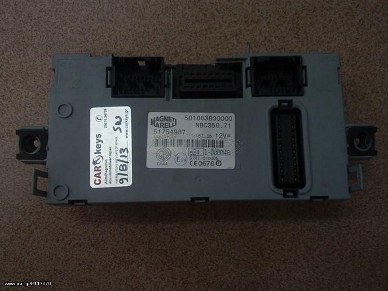 Body computer Lancia Musa  Magneti Marelli 51754987  501863800000  NBC350.71
