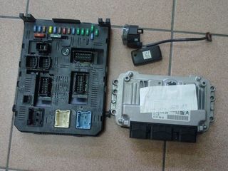 Citroen C4-Mk1-Engine-ECU-Control-Module-0261208491-9657489480 +  BSI CONTROL 28113346-8A