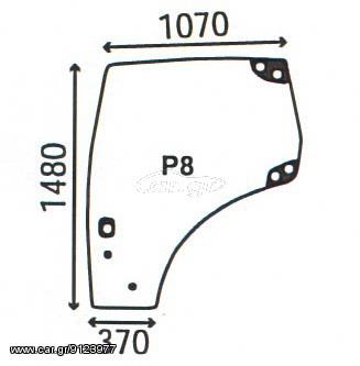 CASE MXU/PUMA ΚΡΥΣΤΑΛΛΟ ΑΡΙΣΤΕΡΗΣ ΠΟΡΤΑΣ - ΟΕ 87560786