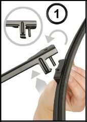 Σετ υαλοκαθαριστήρες σιλικόνης STORST για MAZDA 3-VW-SEAT (475mm-525mm).AutoSprint System -thumb-1