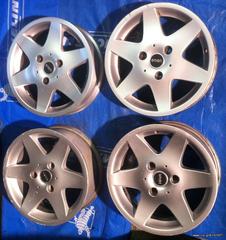 Ζάντες αλουμινίου 15" γνήσιες smart 450 3x112, Sportline 6 spoke, 4 τεμάχια