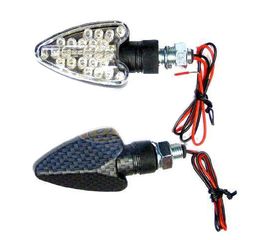 ΦΛΑΣ LED MINI CARBON, ΚΑΘΑΡΟ ΚΡΥΣΤΑΛΟ, ΒΕΛΟΣ ΜΕΓΑΛΟ,  ΖΕΥΓΟΣ.