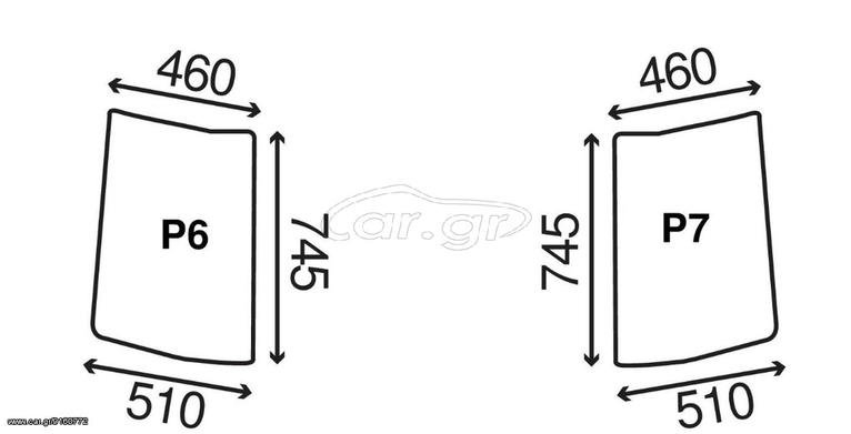 FIAT F100,F110,F115,F120,F130,F140 - ΚΡΥΣΤΑΛΛΟ ΔΕΞΙΑΣ-ΑΡΙΣΤΕΡΗΣ ΓΩΝΙΑΣ - ΟΕ 5154093 ΟΕ 5154092