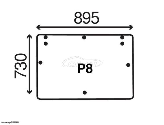 FIAT F100,F110,F115,F120,F130,F140 - ΠΙΣΩ ΠΑΡΜΠΡΙΖ - ΟΕ 5154756