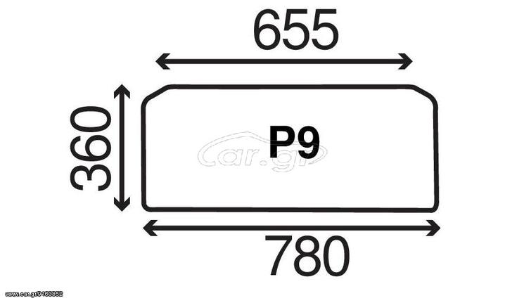 FIAT F100,F110,F115,F120,F130,F140 - ΚΡΥΣΤΑΛΛΟ ΠΙΣΩ ΚΑΤΩ - ΟΕ 5153550