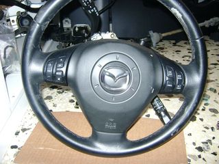 MAZDA RX8  ΤΙΜΟΝΙ ΜΑΥΡΟ ΣΕ ΑΡΙΣΤΗ ΚΑΤΑΣΤΑΣΗ -ΚΟΛΩΝΑ-ΧΕΙΡΙΣΤΗΡΙΑ-ΕΓΚΕΦΑΛΟΣ-ΑΕΡΟΣΑΚΟΣ-ΚΡΕΜΑΓΙΕΡΑ-ΕΜΠΡΟΣ ΓΕΦΥΡΑ-thumb-2
