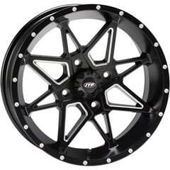 ΛΥΡΗΣ ITP ΖΑΝΤΑ ATV TORNADO ΜΑΥΡΗ ALUMINUM 17X7 4/156 4+3, 1721962727B