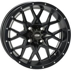 ΛΥΡΗΣ ITP ΖΑΝΤΑ ATV HURRICANE ΜΑΥΡΗ ALUMINUM 12X7 4/110 5+2, 1228627536B