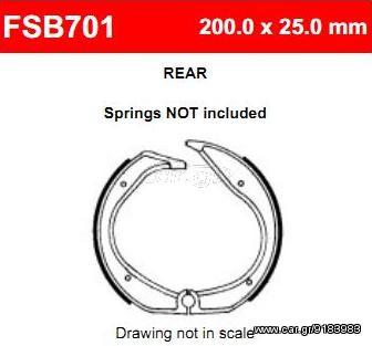 ΛΥΡΗΣ FERODO ΣΙΑΓΩΝΕΣ ΠΙΣΩ ΓΙΑ BMW R 45 450 1981-1985, FSB701