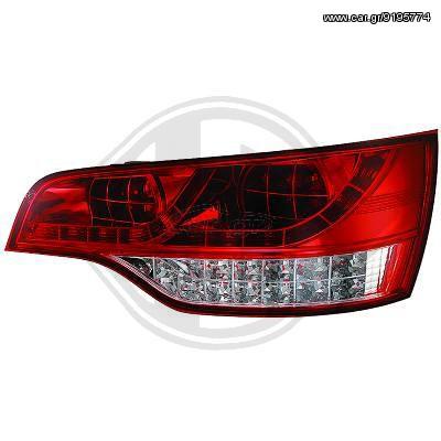 AUDI Q7 ΠΙΣΩ ΦΑΝΑΡΙΑ LED ΛΕΥΚΑ-ΚΟΚΚΙΝΑ/WHITE - RED