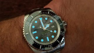 Rolex Deep Sea Deep Blue Cameron αντιγραφο replica-thumb-1