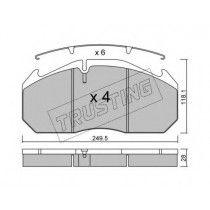 Σετ Τακάκια εμπρός GRANTEX 03-PAS-448-G