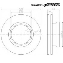 Σετ Δισκόπλακες εμπρός JURATEK 04-4-KAS100