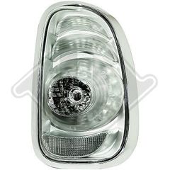 MINI COUPER R60 ΦΑΝΑΡΙΑ ΠΙΣΩ LED ΧΡΩΜΙΟ/CHROME 