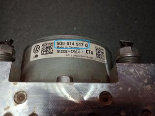 ABS VAG GROUP, 5Q0614517Q, 5Q0907379R, 5Q0614517QBEF, 5Q0907379F, 10.0220-0292.4, 10.0915-4325.3, 10.0622-3478.1, 28.5154-0006.3 ΜΟΝΑΔΑ ΕΛΕΓΧΟΥ ΦΡΕΝΟΥ