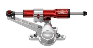 STABILIZER ΤΙΜΟΝΙΟΥ BITUBO Red Steering Damper Kit Over Fuel Tank Position Kawasaki ZX6R 2007-2008