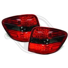 MERCEDES ML CLASS W164 ΦΑΝΑΡΙΑ ΠΙΣΩ LED ΚΟΚΚΙΝΑ-ΓΚΡΙ/RED-GREY