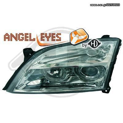 OPEL VECTRA C ANGEL EYES ΧΡΩΜΙΟ/CHROME