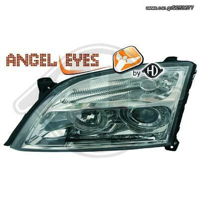 OPEL VECTRA C ANGEL EYES ΧΡΩΜΙΟ/CHROME