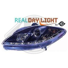 SEAT LEON MKII 1P ΦΑΝΑΡΙΑ ΜΠΡΟΣΤΑ DAYLIGHT LED MAYPA/BLACK