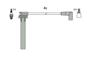 Μπουζοκαλώδια CHRYSLER & MINI MINI  T116B, 82110393996, 82110404488