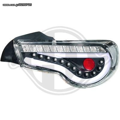 TOYOTA GT86 ΦΑΝΑΡΙΑ ΠΙΣΩ LED ΜΑΥΡΑ/BLACK