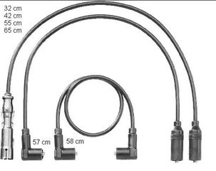 Μπουζοκαλώδια SEAT & VW  037905483C, ZEF1180, 0300891180