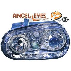 GOLF IV ΦΑΝΑΡΙΑ ΜΠΡΟΣΤΑ ANGEL EYES ΧΡΩΜΙΟ/CHROME R32 LOOK