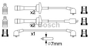 Μπουζοκαλώδια DAIHATSU & TOYOTA  B938, 9091921287, 346439