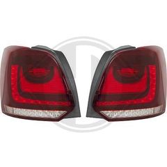 VW POLO 6R LED ΦΑΝΑΡΙΑ ΠΙΣΩ ΚΟΚΚΙΝΑ/RED