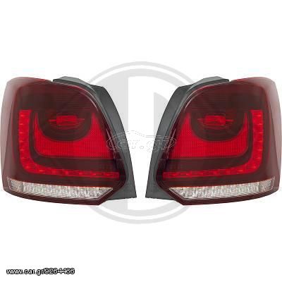 VW POLO 6R LED ΦΑΝΑΡΙΑ ΠΙΣΩ ΚΟΚΚΙΝΑ/RED