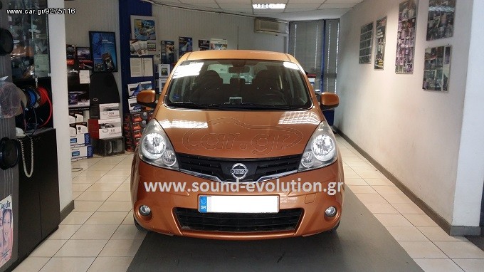 Nissan Note οθόνη 2din Deckless GPS www.sound-evolution.gr