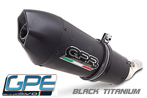 Εξάτμιση Τελικό Gpr Gpe Evo Black Titanium Yamaha Fazer 1000 2001-2005 High Possition