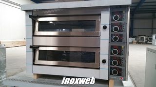 INOXWEB 24ΗΛΕΚΤΡΙΚΟΣ ΦΟΥΡΝΟΣ ΠΙΤΣΑΣ ΔΙΠΛΟΣ FPD92 115.5Χ95Χ80CM