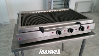 INOXWEB 24=CHIOS3 Ηλεκτρική Σχαριέρα Νερού Επαφής 98.5X63X23CM