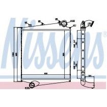 Ψυγείο αέρα υπερπλήρωσης ( intercooler ) NISSENS 3.14.160