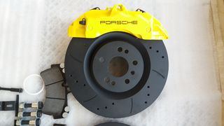 Porsche Cayenne Brembo Z18 350X32 εξαπίστονες δαγκάνες VW GOLF AUDI S3 LEON CUPRA OCTAVIA TT SCIROCCO-thumb-7