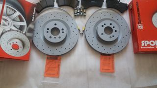 Porsche Cayenne Brembo Z18 350X32 εξαπίστονες δαγκάνες VW GOLF AUDI S3 LEON CUPRA OCTAVIA TT SCIROCCO-thumb-17