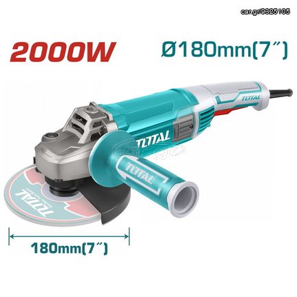 Λειαντήρας Γωνιακός TOTAL 2.000W - 180mm Επαγγελματικός ( TG12018026 )