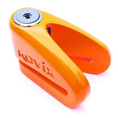 Κλειδαριά δισκόφρενου Kovix KVZ1 FO φωσφοριζέ πορτοκαλί