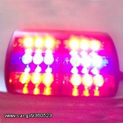 LED CREE προειδοποιητικός φάρος strobo με 3 προγράμματα 12V