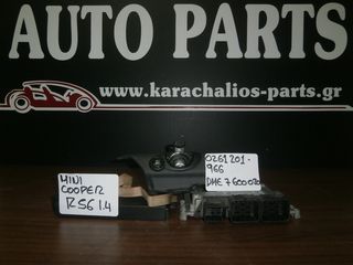 KARAHALIOS-PARTS Εγκέφαλος + Κίτ MINI COOPER R56 1.4/1.6(0261 201 966)(DME 7 600 020)