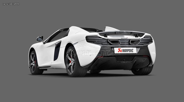 AKRAPOVIC McLaren 650S Original εξάτμιση τιτανίου