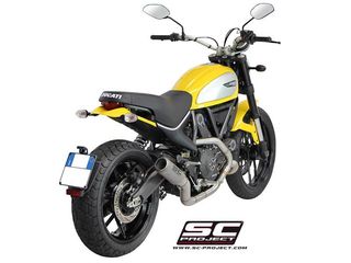 Εξάτμιση Ολόσωμη Sc Project 2-1 CR-T Carbon Low Possition Ducati Scrambler 