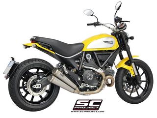 Εξάτμιση Τελικό Sc Project Twin Conic '70s Silencers S.Steel Ducati Scrambler 