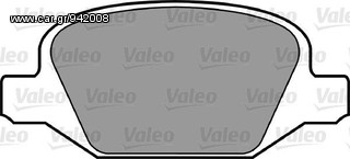 Τακάκια οπίσθια VALEO για Alfa Romeo 147 (598407)