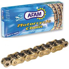 ΛΥΡHΣ AFAM ΑΛΥΣΙΔΑ ΚΙΝΗΣΕΩΣ ΧΡΥΣΗ SUPER ΕΝΙΣΧΥΜΕΝΗ X'RING 520 (XHR2-G) X 126 LINKS, A520XHR2-G126L